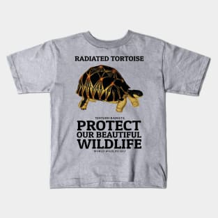 Radiated tortoise Kids T-Shirt